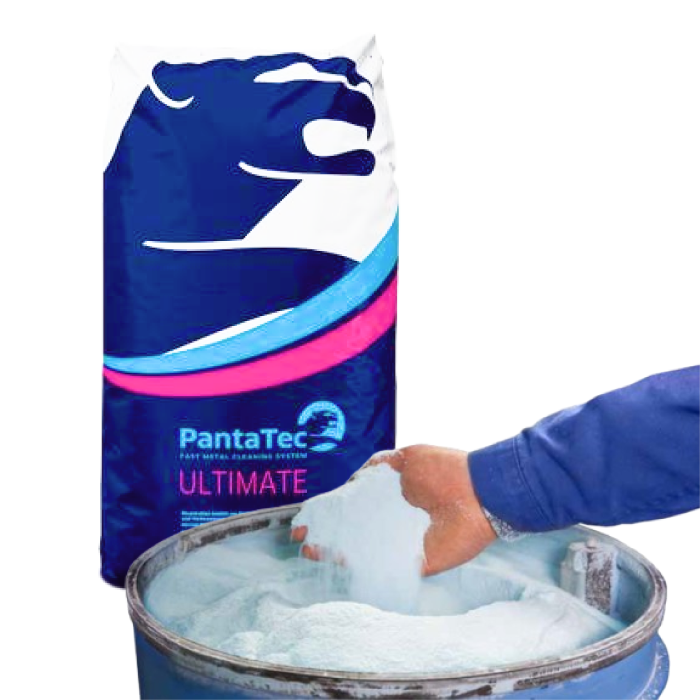 판타텍-오일-그리스-제거용-파우더-포장지-및-파우더-모습